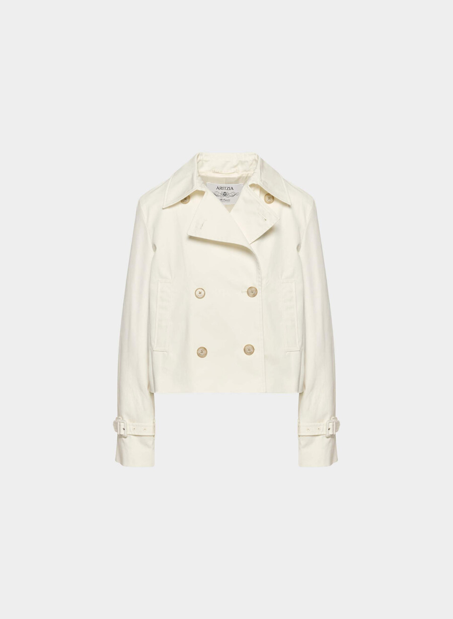 esquire trench coat - city twill lys bjØrk