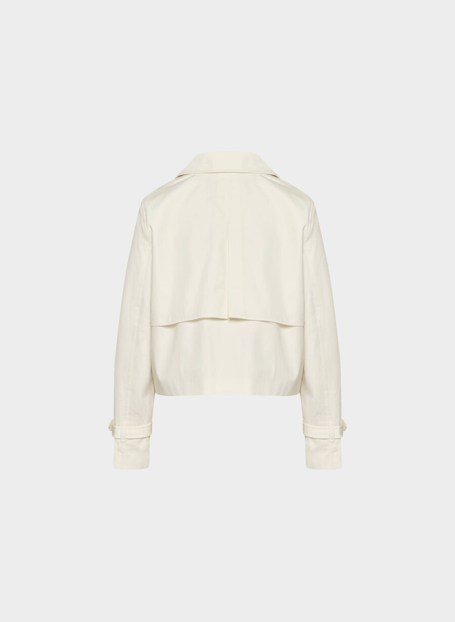 esquire trench coat - city twill lys bjØrk
