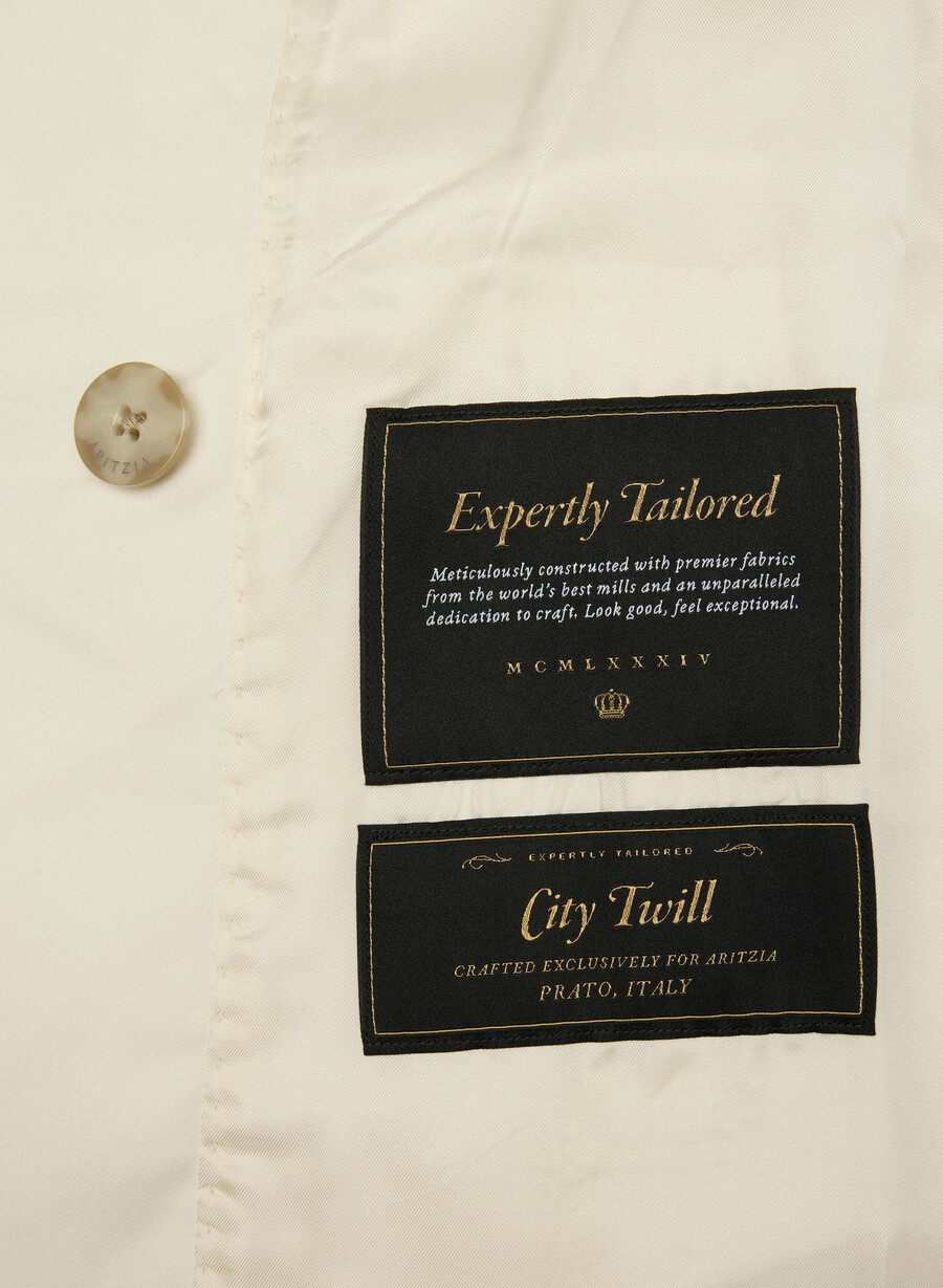 esquire trench coat - city twill lys bjØrk