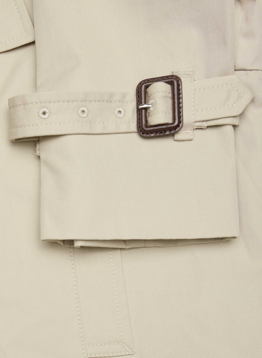 esquire trench coat - city twill marcona beige
