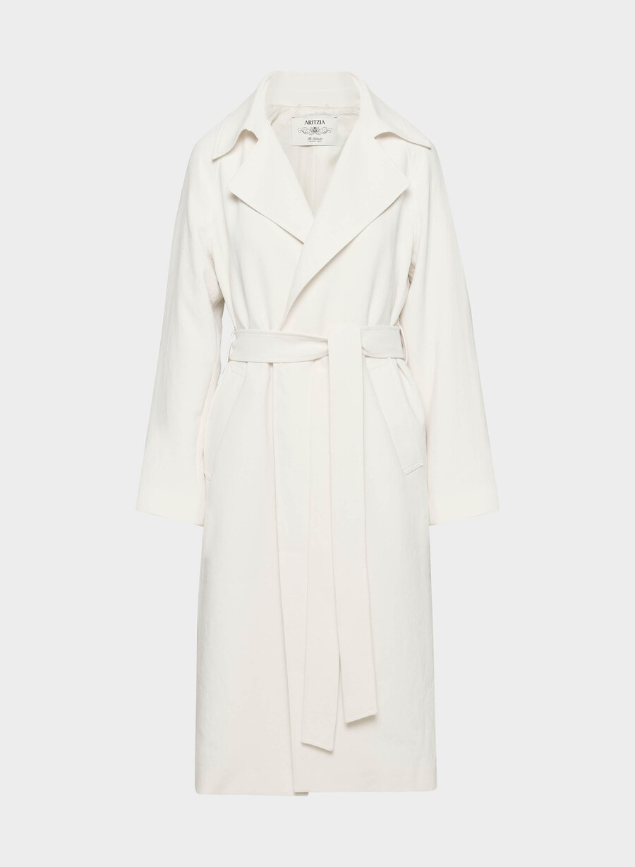 splendor trench coat - crepette lys bjØrk