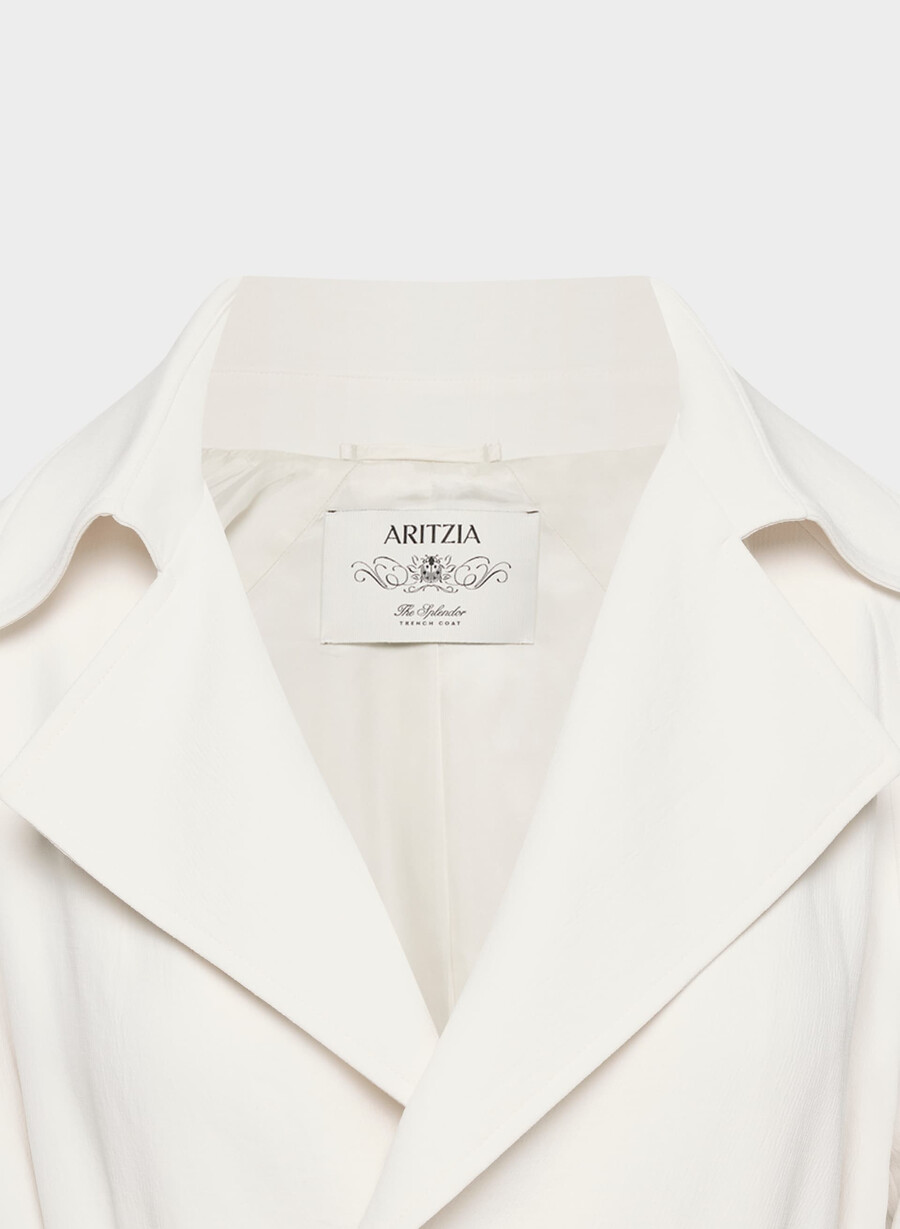splendor trench coat - crepette lys bjØrk