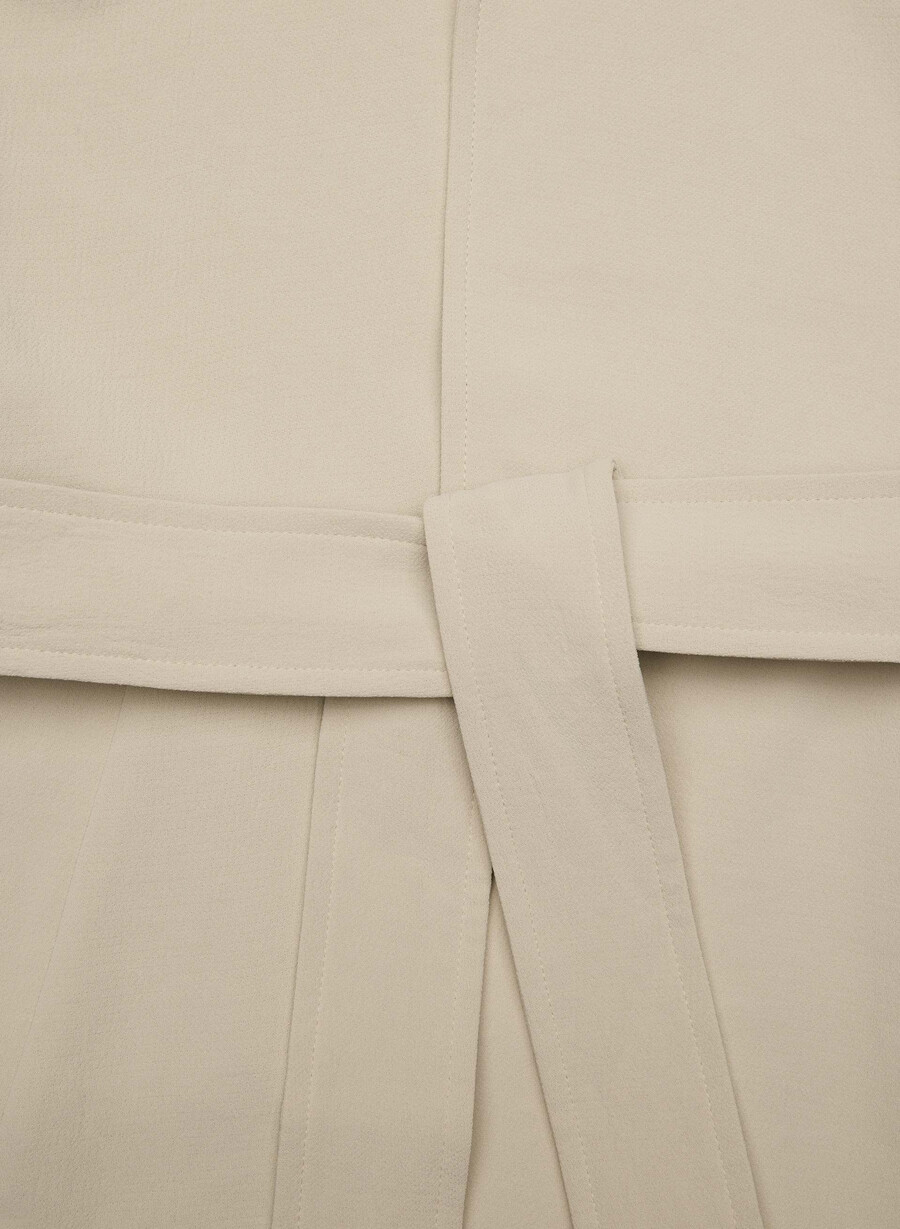 splendor trench coat – crepette marcona beige