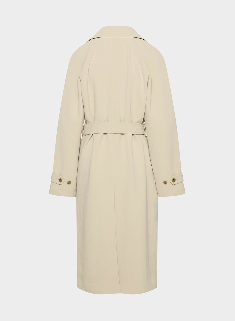 splendor trench coat – crepette marcona beige