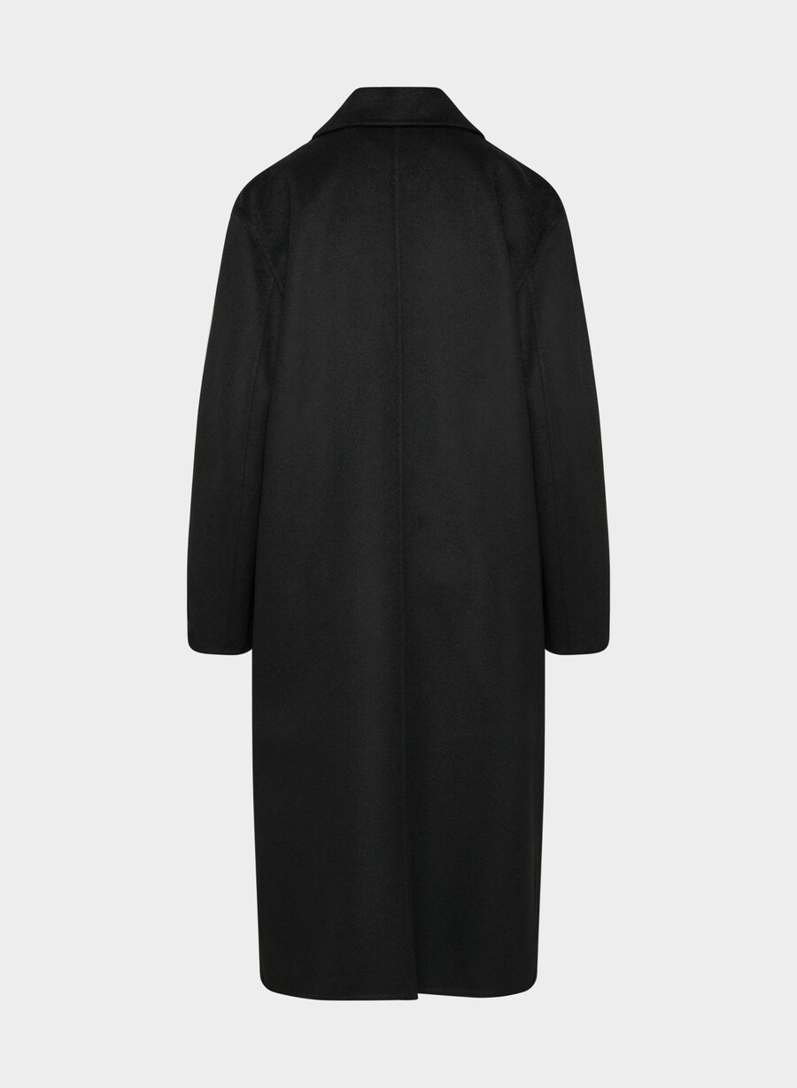 den eneste dobbeltsidige kåpen - luxe rewool svart