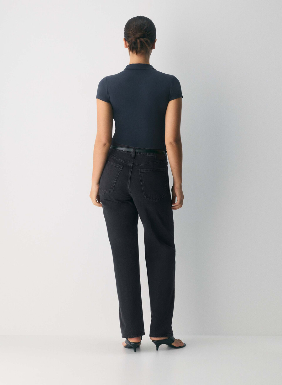 original contour flyer polo t-skjorte mØrk navy