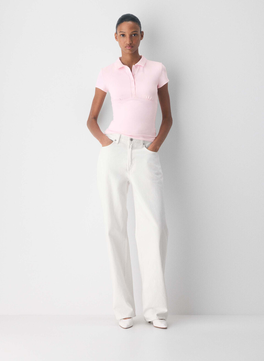 original contour flyer polo t-skjorte villa rosa