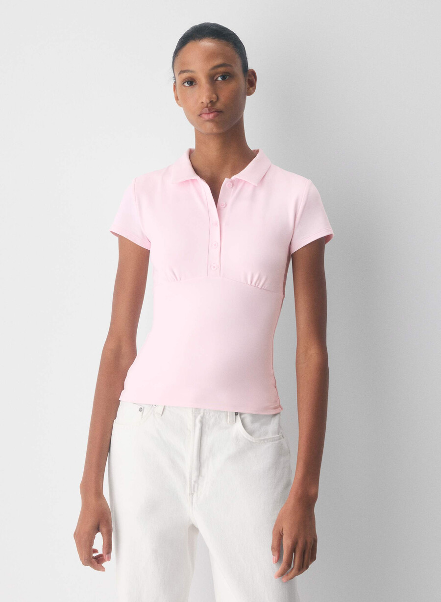 original contour flyer polo t-skjorte villa rosa