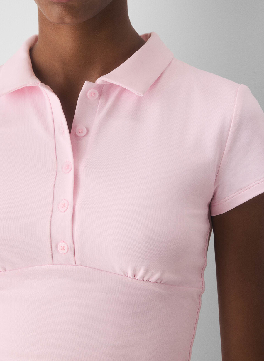 original contour flyer polo t-skjorte villa rosa