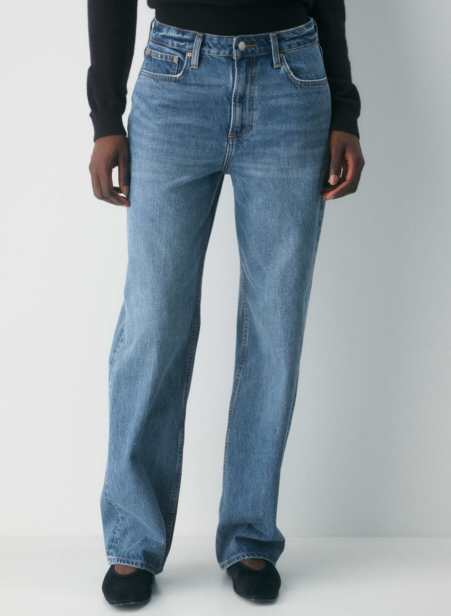denim forum iggy curve-fit lo-rise baggy jeans 5 År kiss n tell blÅ