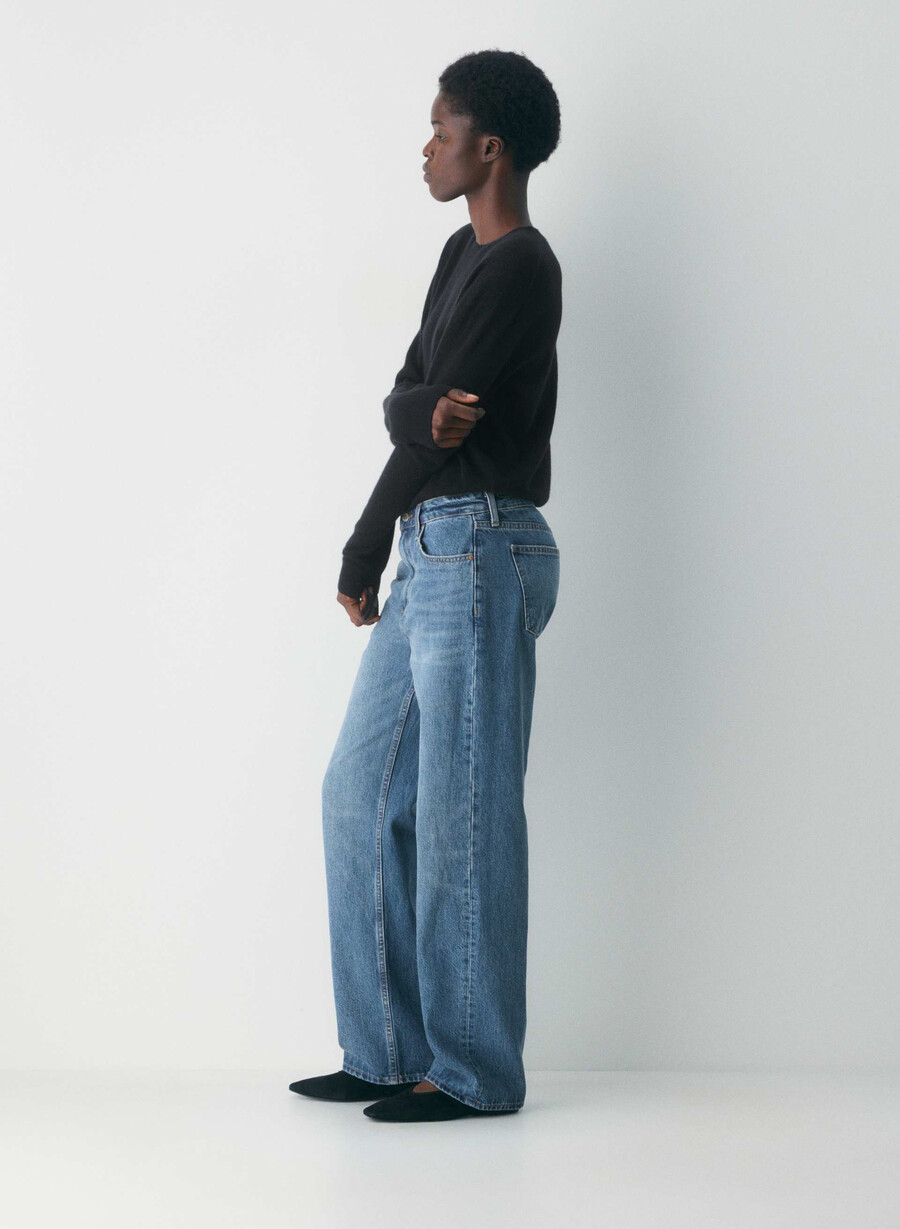 denim forum iggy curve-fit lo-rise baggy jeans 5 År kiss n tell blÅ