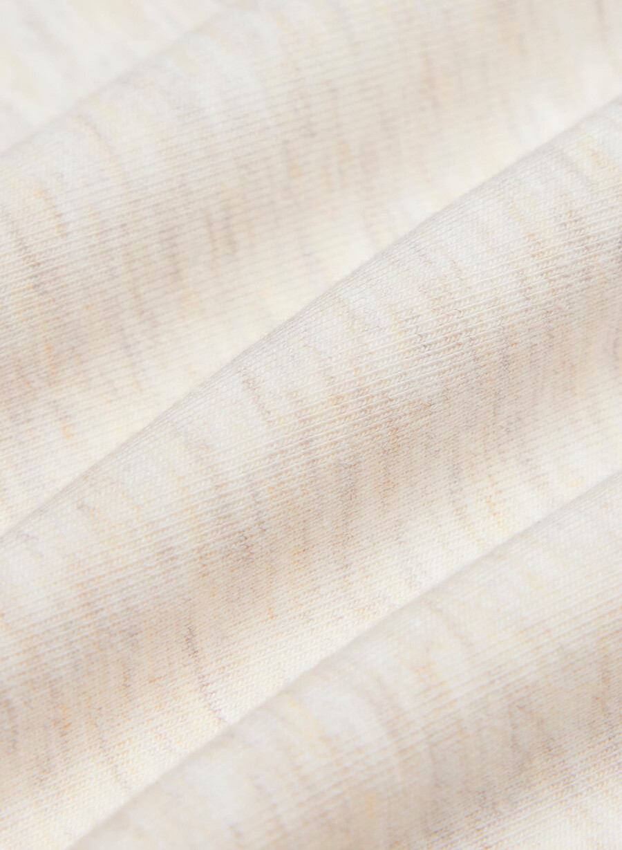 avslappet contour hi-hip tube-topp heather light oatmea