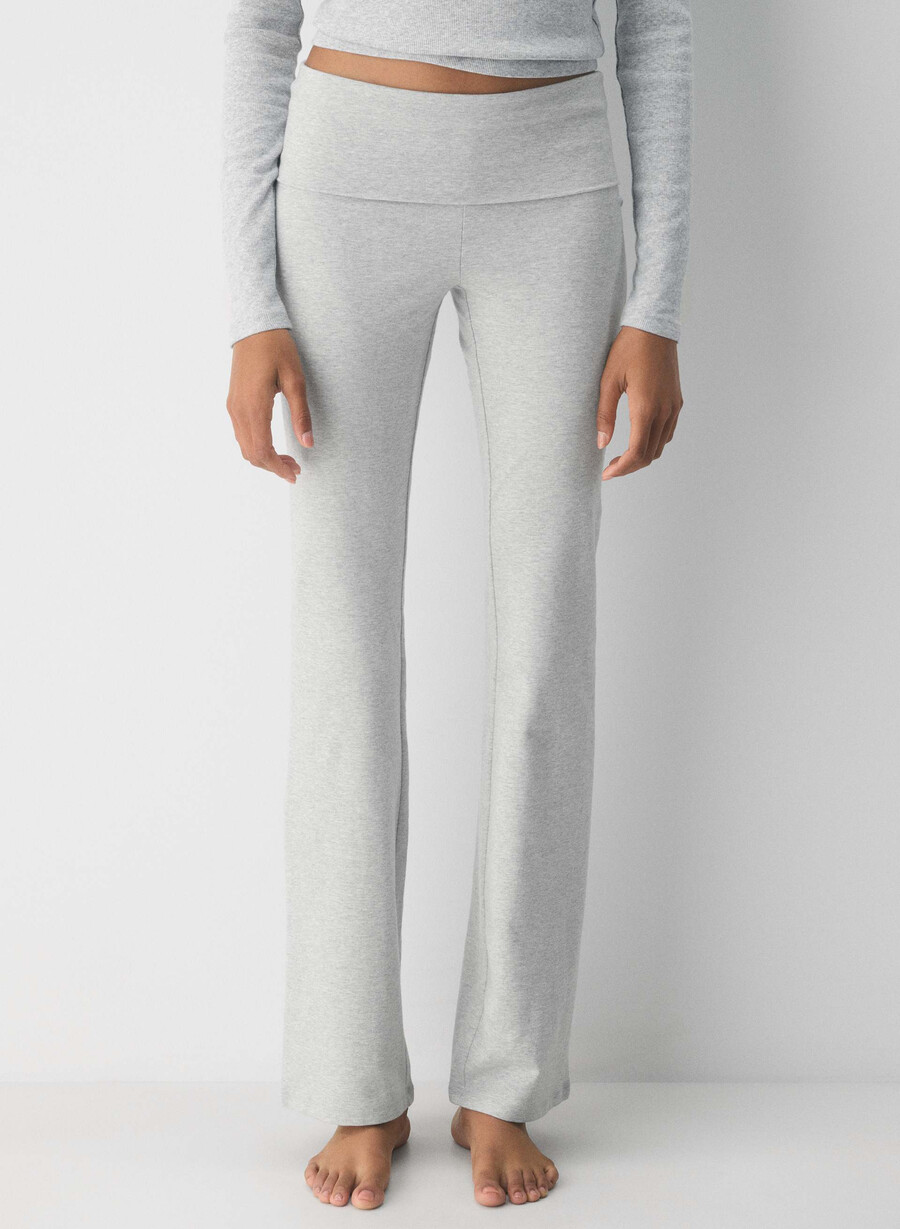homestretch smooth amp foldover pant i melange krom