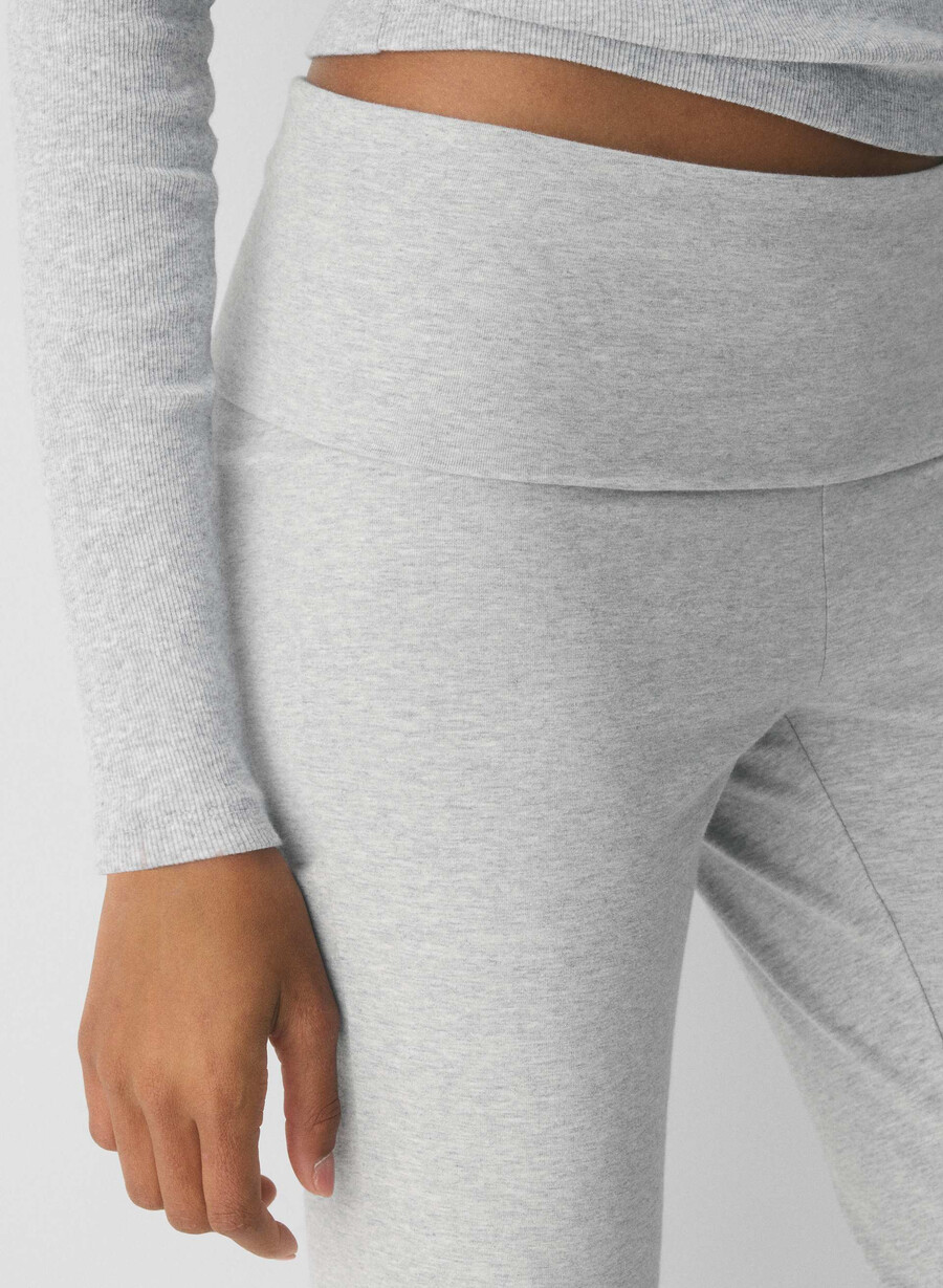 homestretch smooth amp foldover pant i melange krom