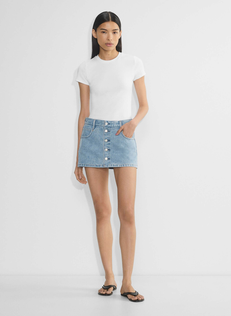 denim forum gisele micro denimskjørt 7 År bleu taboo