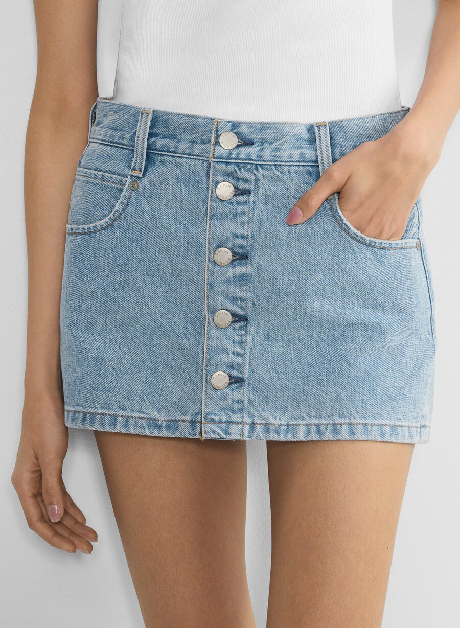 denim forum gisele micro denimskjørt 7 År bleu taboo
