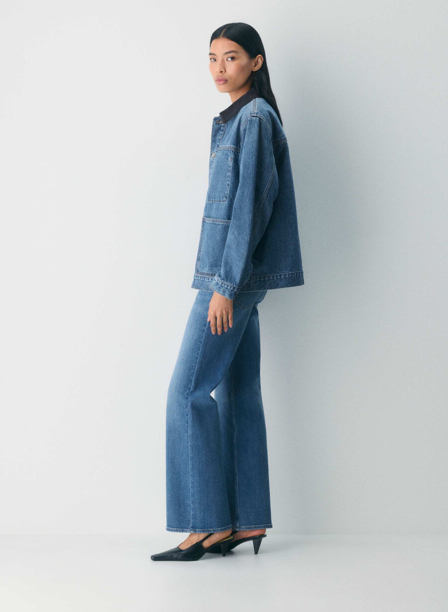 denim forum the workwear denim skjortejakke 5 år kiss n tell blÅ