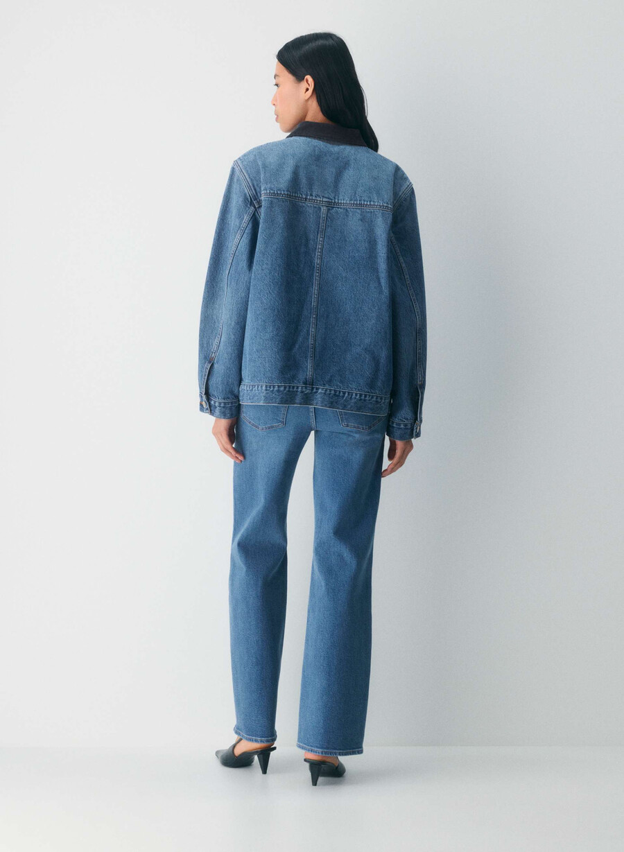 denim forum the workwear denim skjortejakke 5 år kiss n tell blÅ