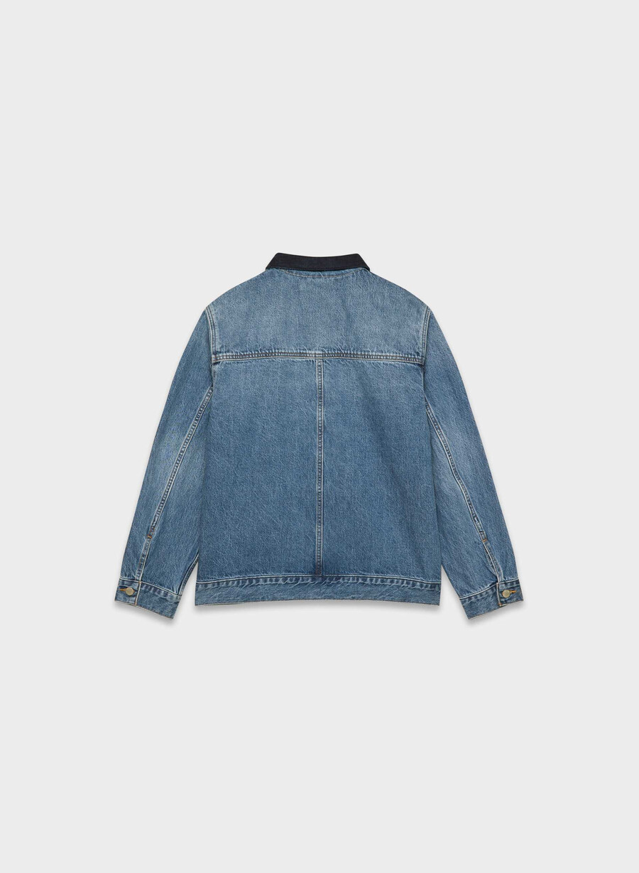 denim forum the workwear denim skjortejakke 5 år kiss n tell blÅ