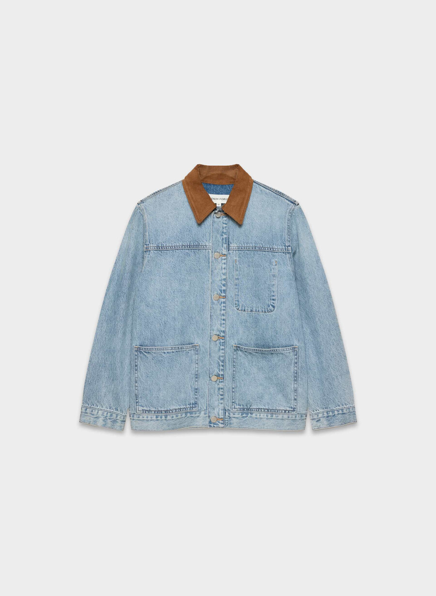 denim forum the workwear denim skjortejakke 7 år bleu taboo