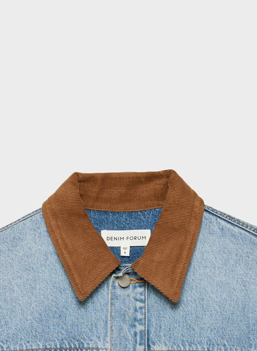 denim forum the workwear denim skjortejakke 7 år bleu taboo