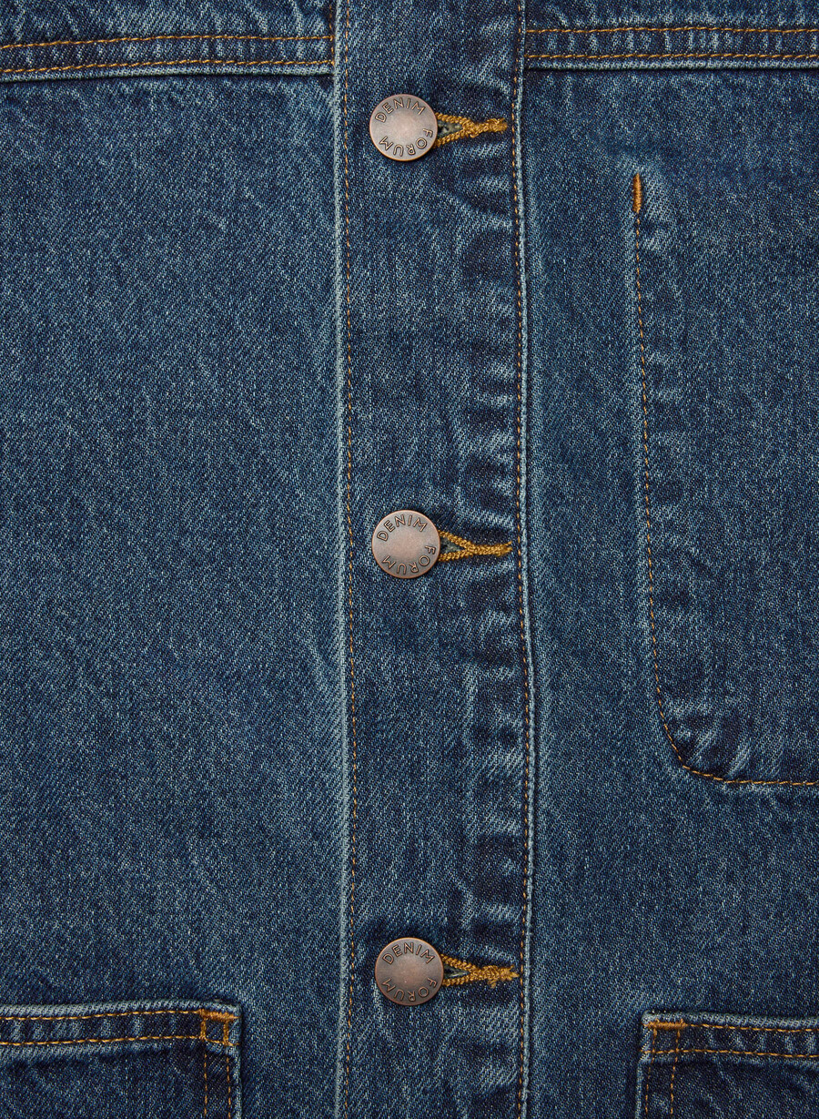 denim forum arbeidsklær denimskjortejakke be about dark bleu