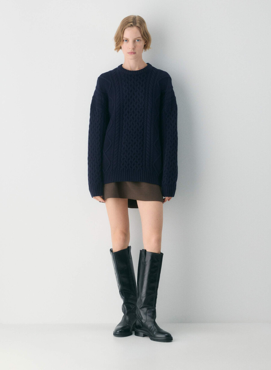 heritage knit merinoullgenser admiral