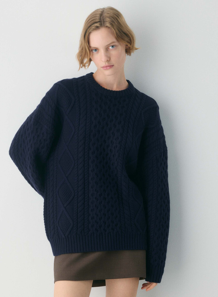 heritage knit merinoullgenser admiral