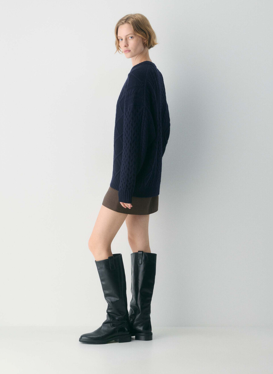 heritage knit merinoullgenser admiral