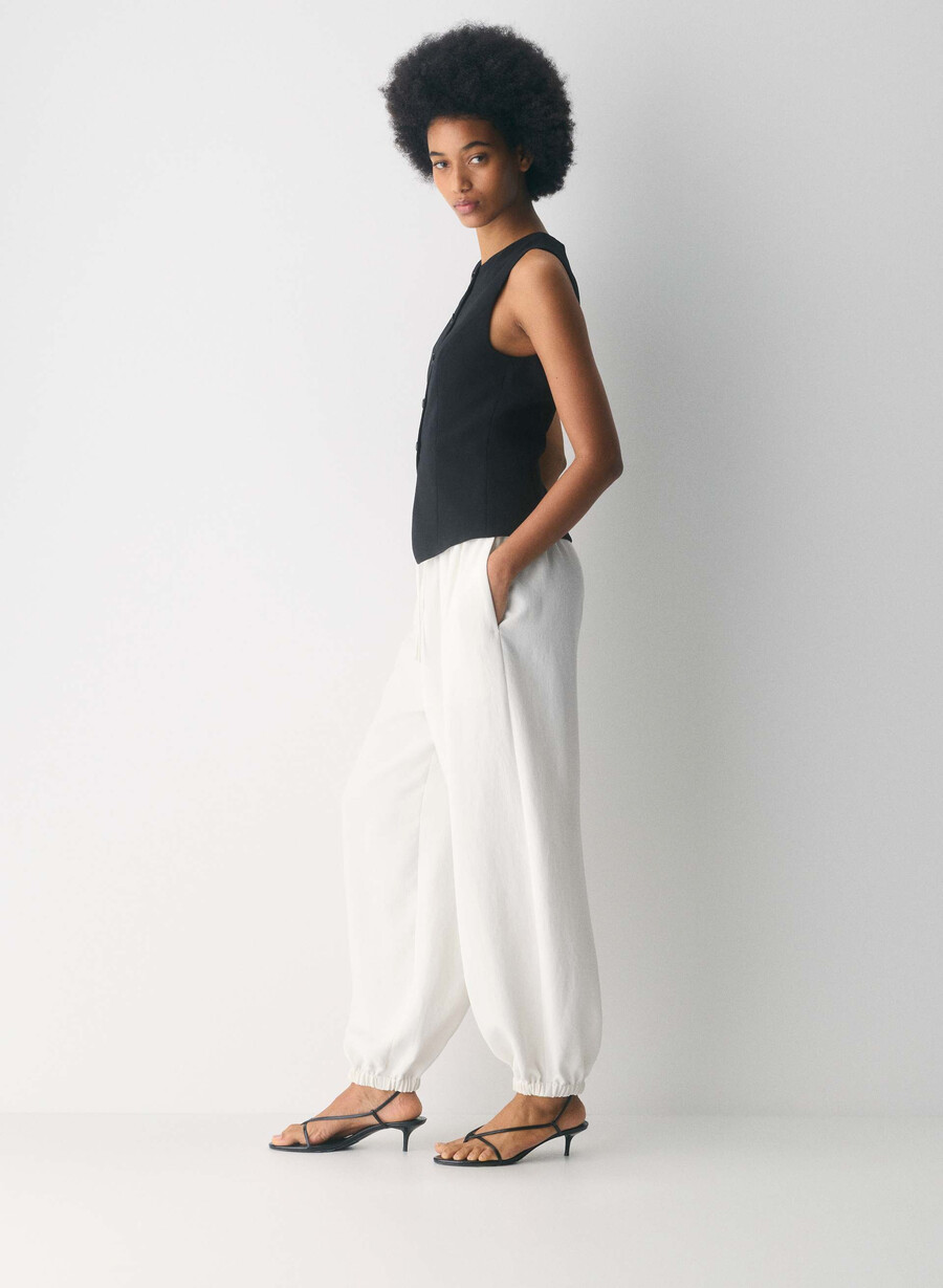 regal vest - crepette svart