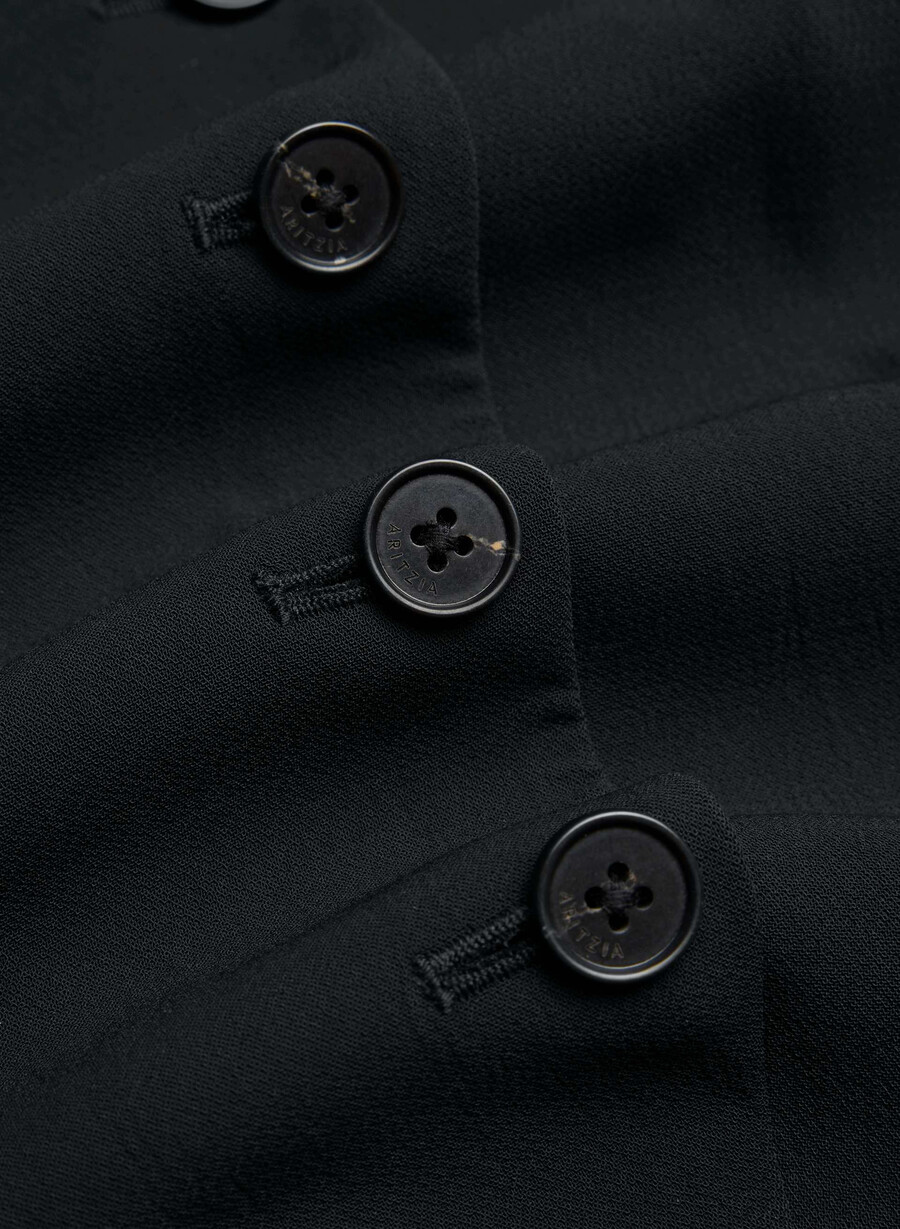 regal vest - crepette svart