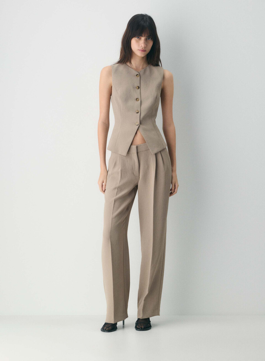 regal vest - crepette nomad taupe