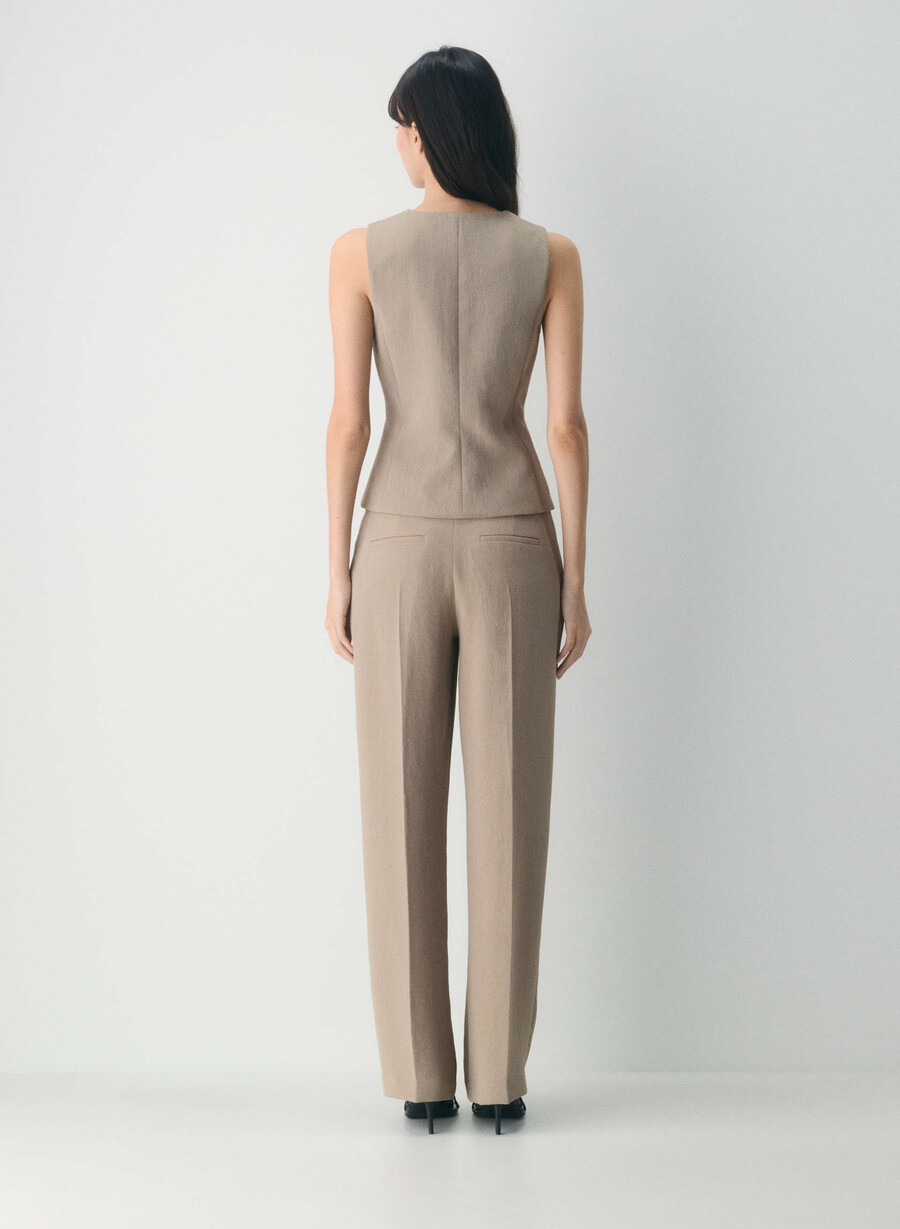 regal vest - crepette nomad taupe