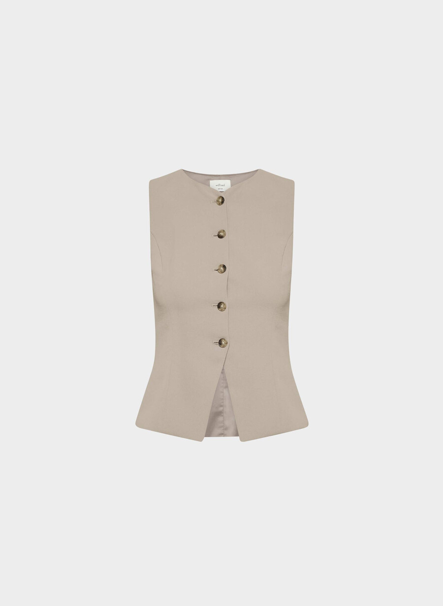 regal vest - crepette nomad taupe