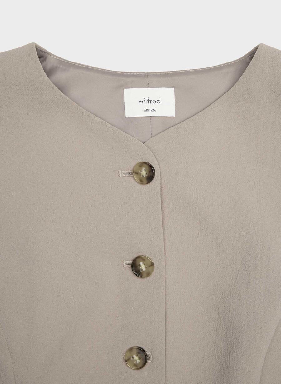 regal vest - crepette nomad taupe