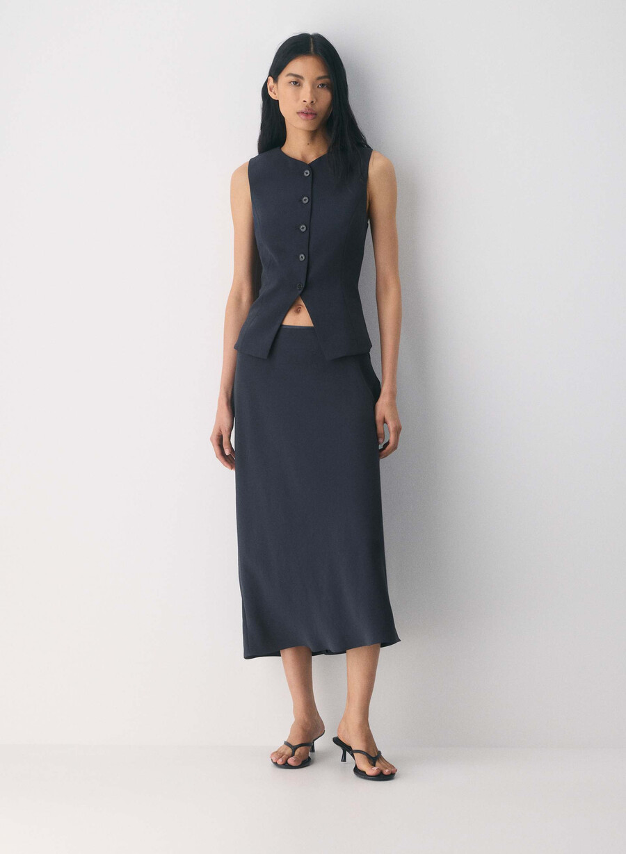 regal vest - crepette dark night navy