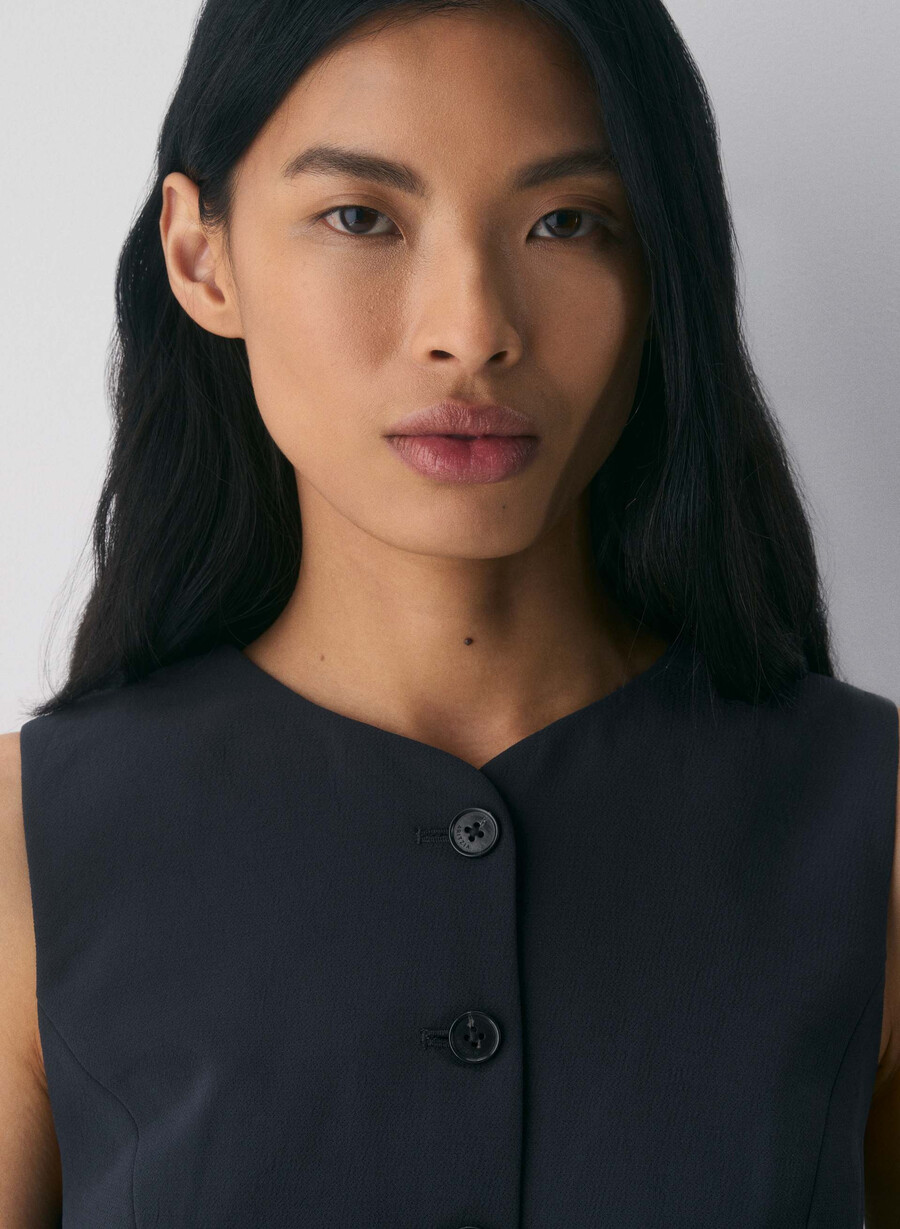 regal vest - crepette dark night navy