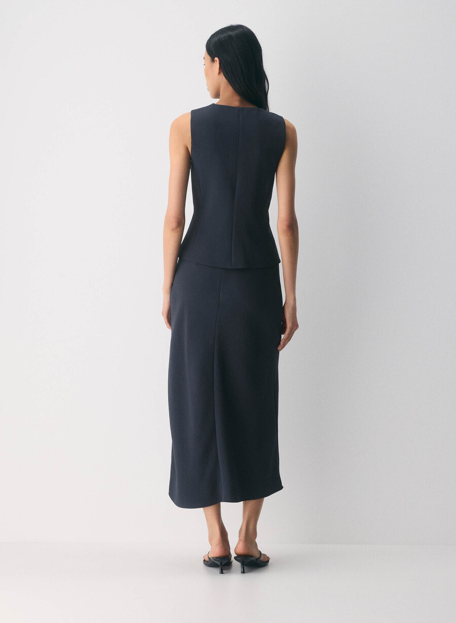 regal vest - crepette dark night navy