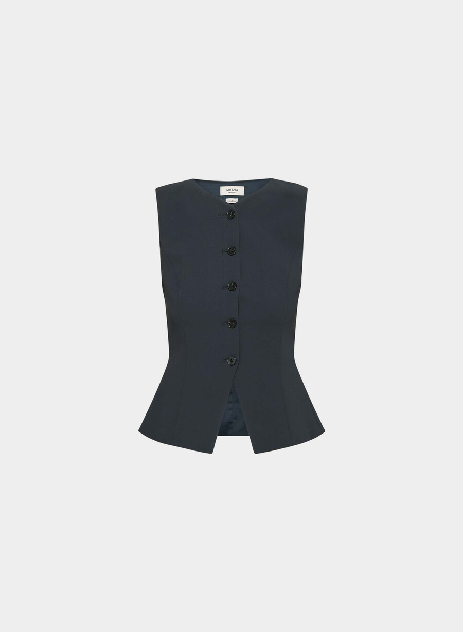 regal vest - crepette dark night navy