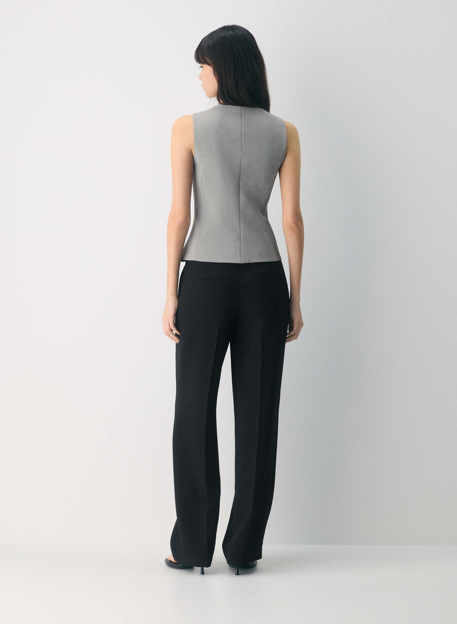 regal vest - crepette riverstone grÅ
