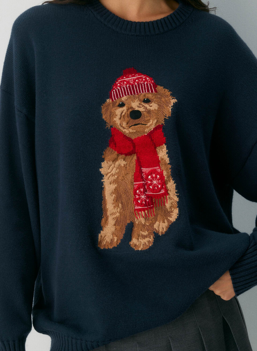 cotton charm peggy icon genser hvitgrå