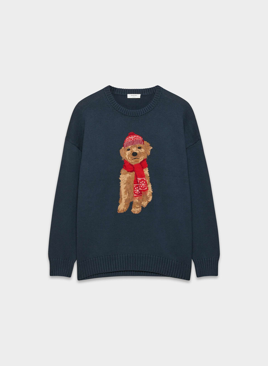cotton charm peggy icon genser hvitgrå