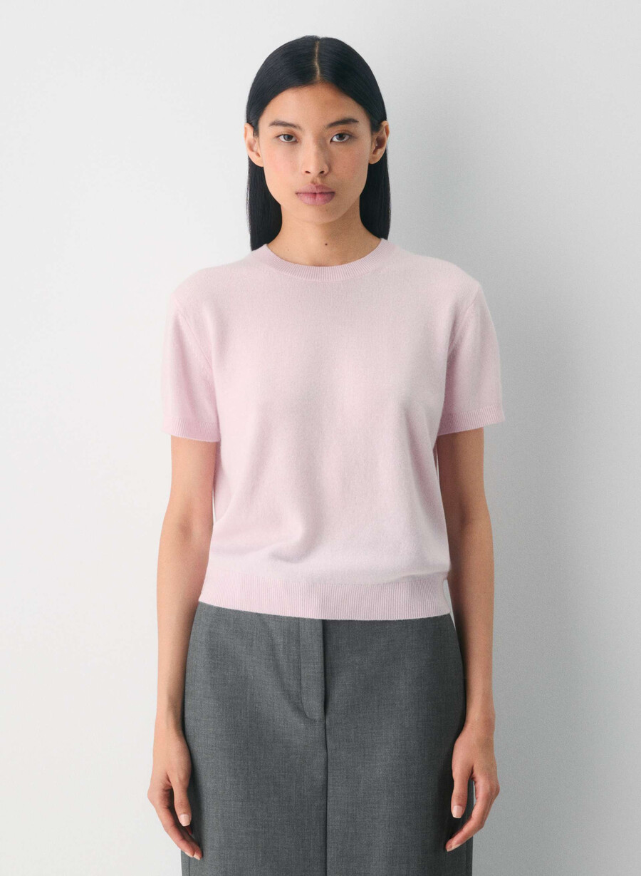 bare cashmere bloor genser blinkende rØd
