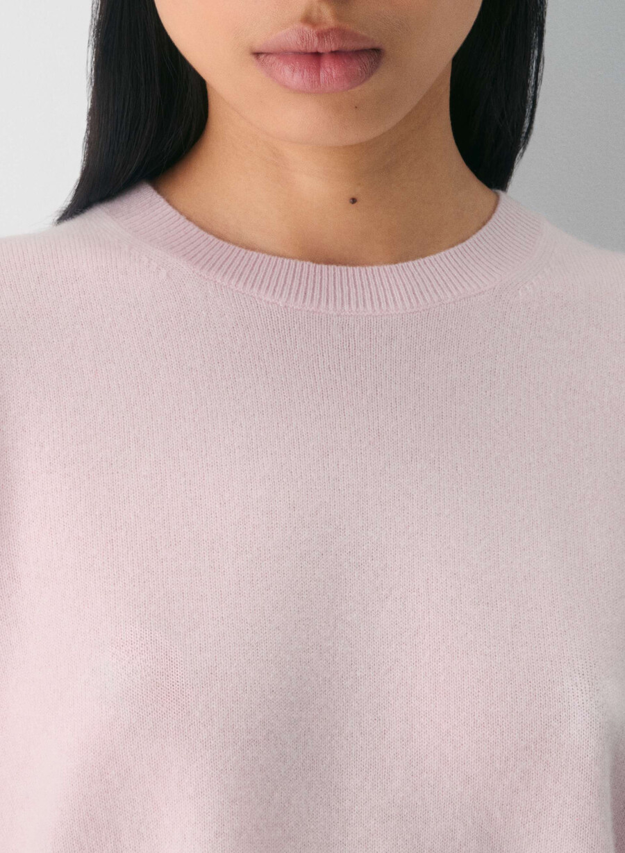 bare cashmere bloor genser blinkende rØd