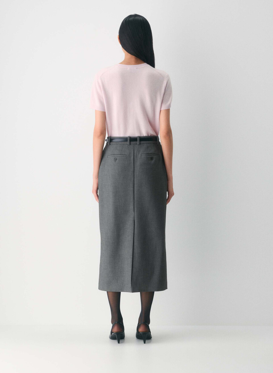 bare cashmere bloor genser blinkende rØd