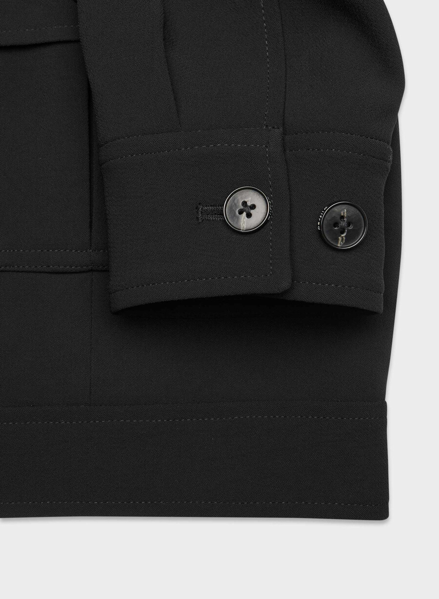 march jacket - crepette svart