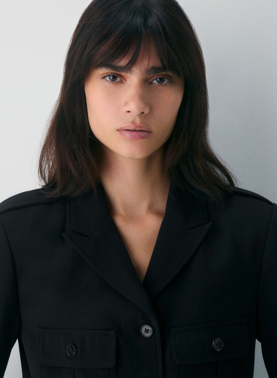 march jacket - crepette svart