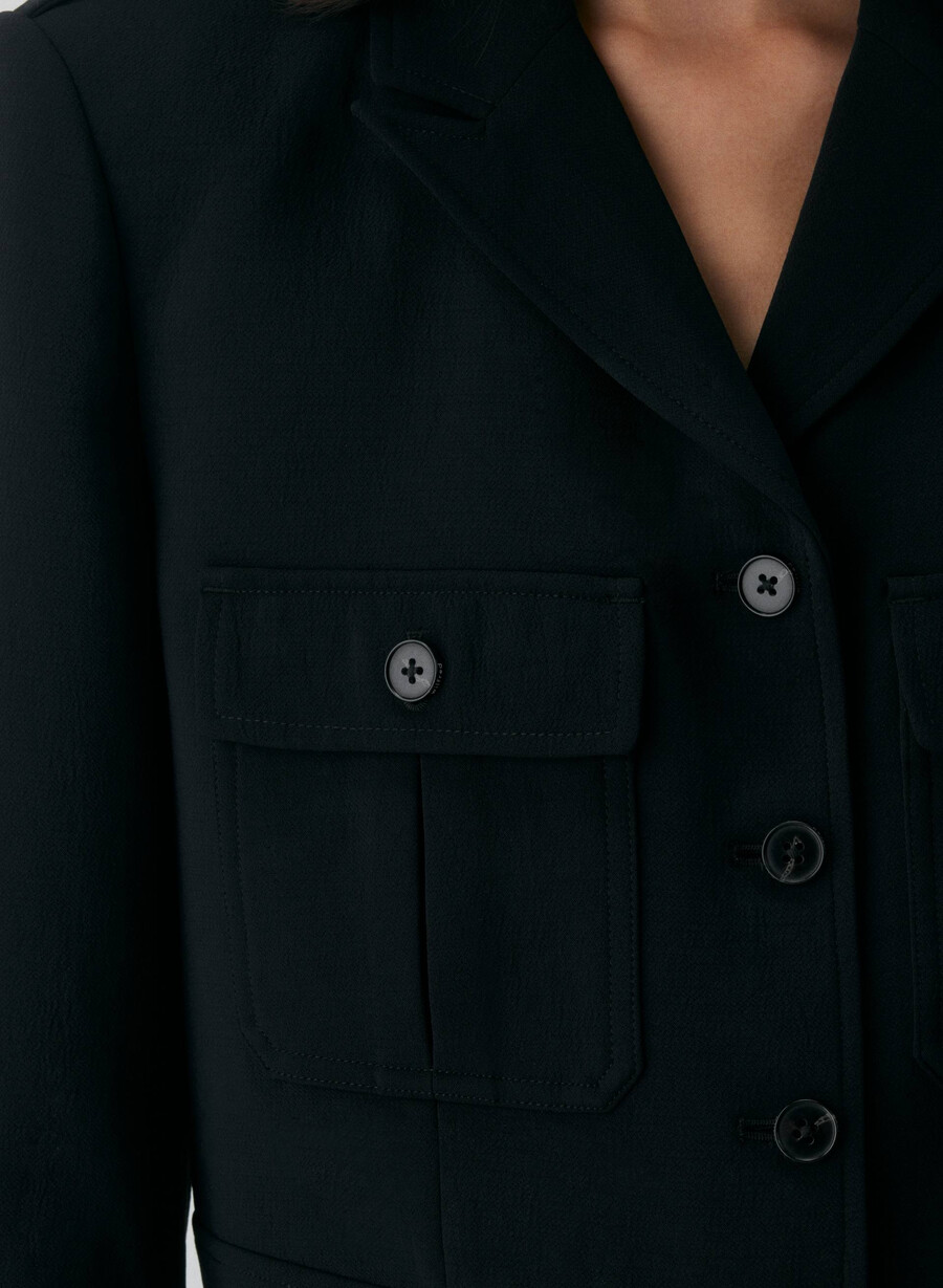 march jacket - crepette svart