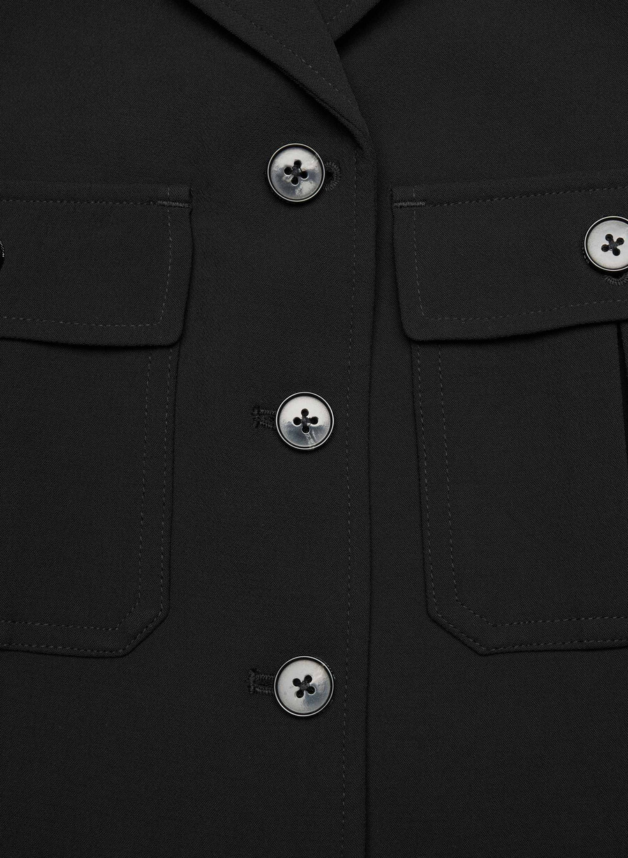 march jacket - crepette svart