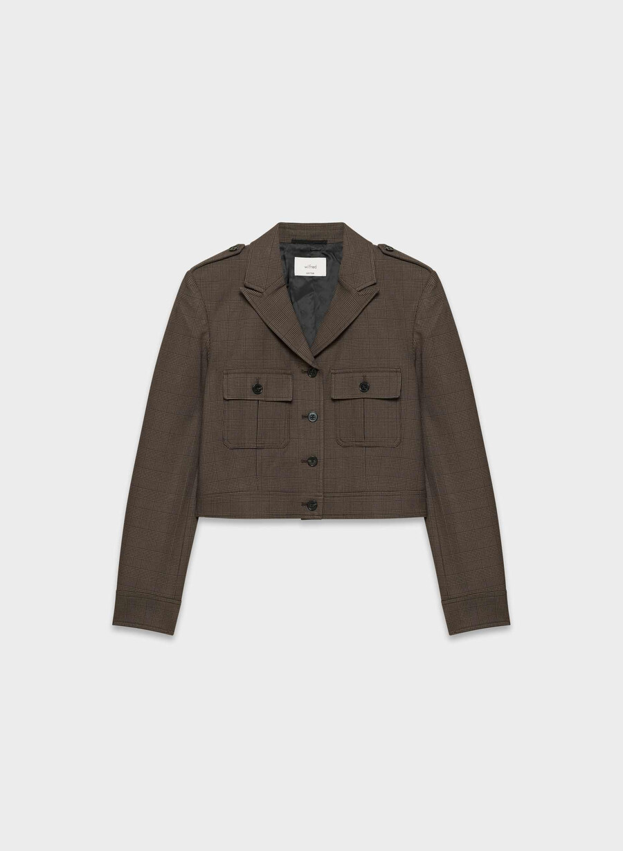 marsjjakke - twill merle chk cl tph chr